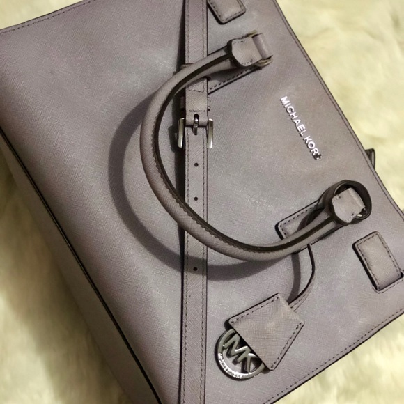 Michael Kors Satchel in Lilac Silver - Picture 3 of 5